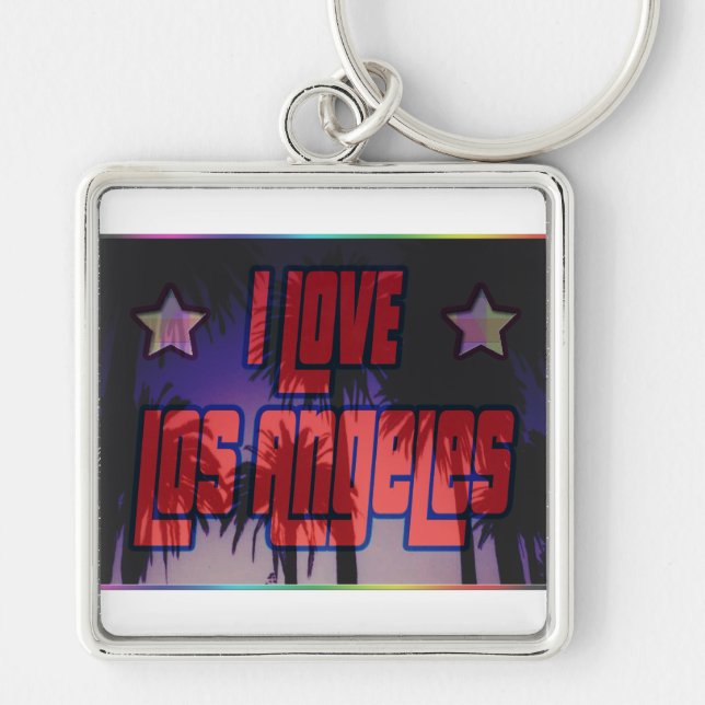 LA Beautiful Afterglow Keychain (Front)