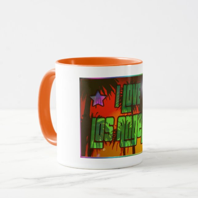 LA Beautiful Burn Mug Cup (Front Left)