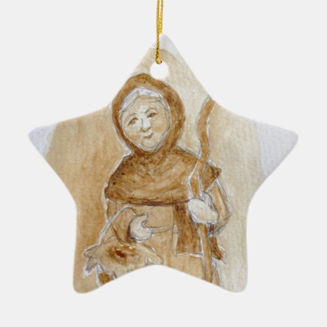 La Befana Ceramic Ornament (Front)
