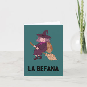 La Befana (Epifania) Italian Christmas Witch Card