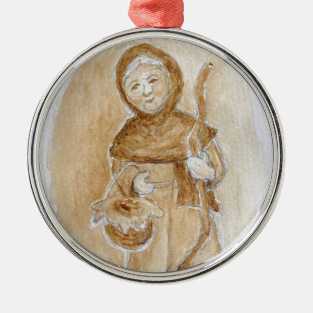 La Befana Metal Ornament (Front)