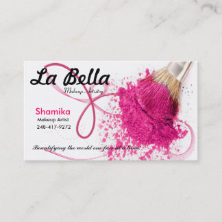 La Bella Salon/ Makeup Artist Business Card