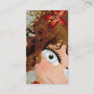 La belle dame des cheveux Carte de visite