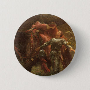 La Belle Dame sans Merci by Sir Frank Dicksee 2 Inch Round Button