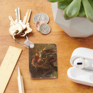 La Belle Dame sans Merci by Sir Frank Dicksee Keychain