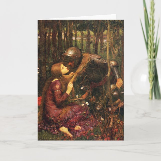 La Belle Dame sans Merci - John William Waterhouse Card (Front)