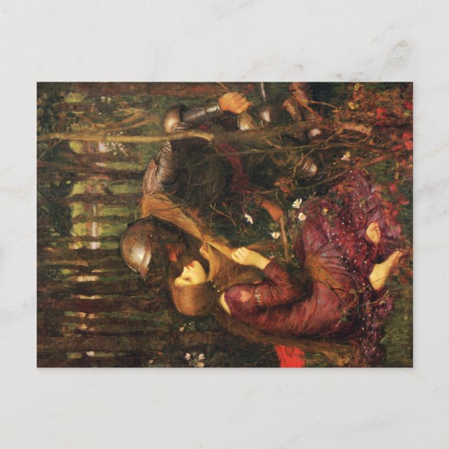 La Belle Dame sans Merci - John William Waterhouse Postcard (Front)