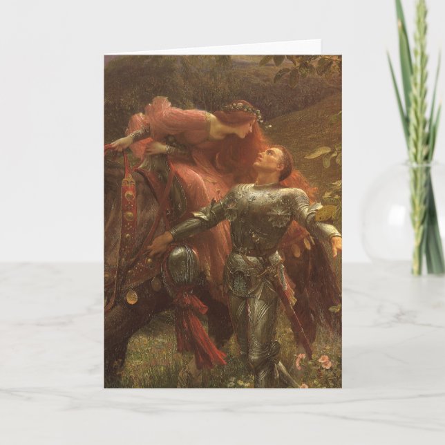 La Belle Dame sans Merci par Sir Frank Dicksee (Devant)