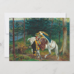 La Belle Dame Sans Merci Walter Crane Card