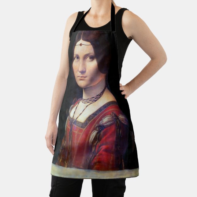 La Belle Ferronniere, Leonardo da Vinci Apron (Insitu)