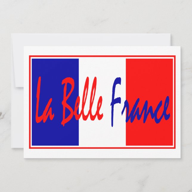 La Belle France - French Theme Party Invitation (Front)