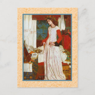 La Belle Iseult  ~  William Morris Postcard