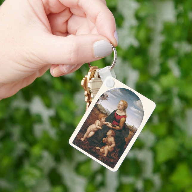 La Belle Jardinière by Rapahel Keychain (Hand)