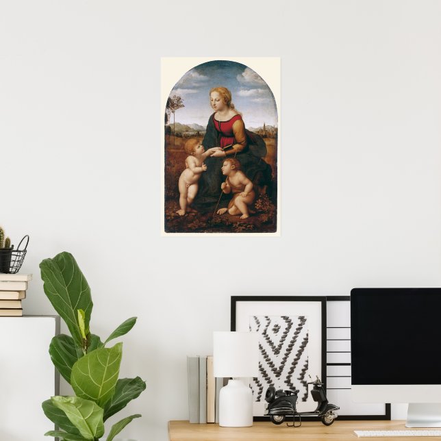La Belle Jardinière by Rapahel Poster (Home Office)