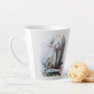 La Belle Poule Latte Mug