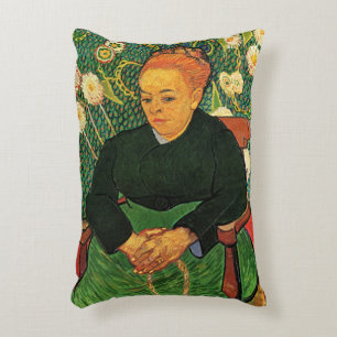 La Berceuse (Augustine Roulin) by Vincent van Gogh Accent Pillow