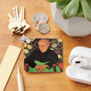 La Berceuse (Augustine Roulin) by Vincent van Gogh Keychain