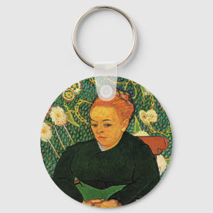 La Berceuse (Augustine Roulin) by Vincent van Gogh Keychain