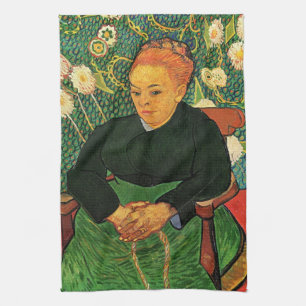 La Berceuse (Augustine Roulin) by Vincent van Gogh Kitchen Towel