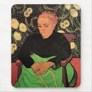 La Berceuse (Augustine Roulin) by Vincent van Gogh Mouse Pad