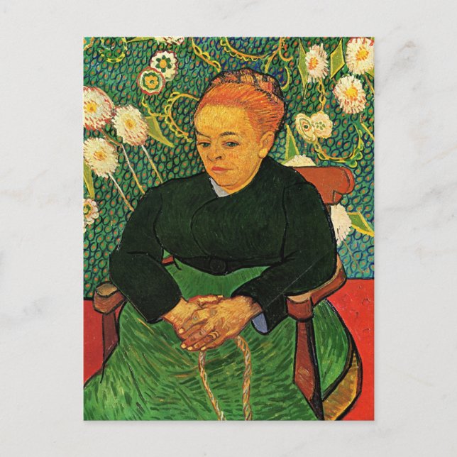 La Berceuse (Augustine Roulin) by Vincent van Gogh Postcard (Front)