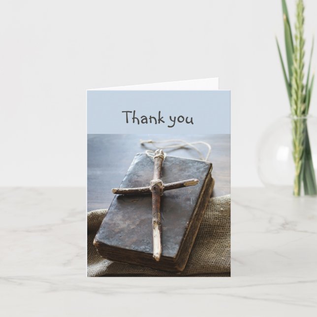 La Bible Croix Merci chrétien (Devant)