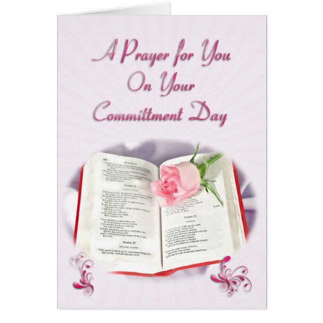 La bible et la prière rose pendant un jour (Devant)