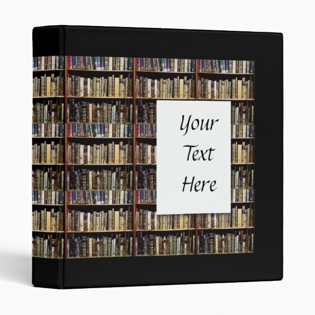 La bibliothèque réserve le classeur (Devant/Côté)