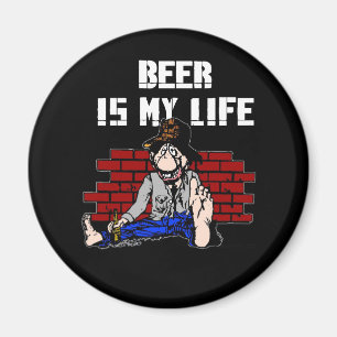 La bière est mon magnet de la vie