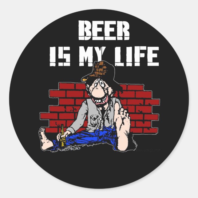 La bière est mon Stickers (Devant)