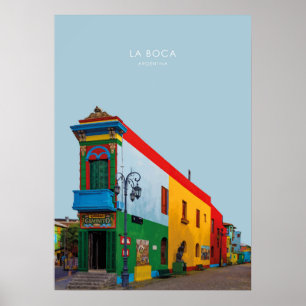 La Boca, Argentina Travel Poster