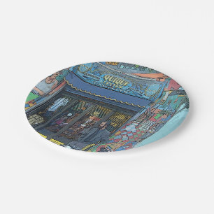 La Boca - Buenos Aires Paper Plate