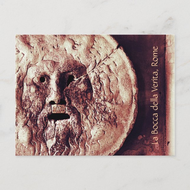 La bocca della verita, Rome carte postale (Devant)
