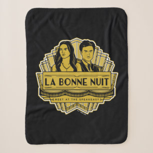 La Bonne Nuit - Meet At The Speakeasy Sherpa Blanket