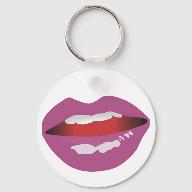La Bouche Keychain (Front)