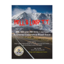 LA BOUCLE DE HELL T.T. CARTE POSTALE 2017