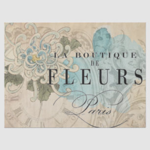 La Boutique Floral Decoupage Sheet