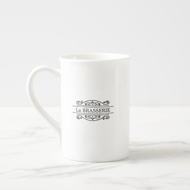 La Brasserie Bone China Mug ou Espresso Cup (Gauche)
