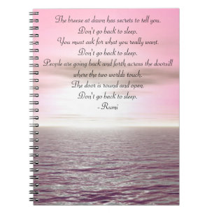 La brise au journal de manifestation de Rumi
