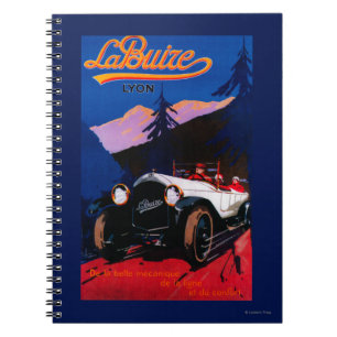La Buize Lyon Vintage PosterEurope Notebook