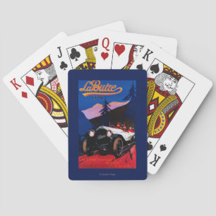 La Buize Lyon Vintage PosterEurope Playing Cards
