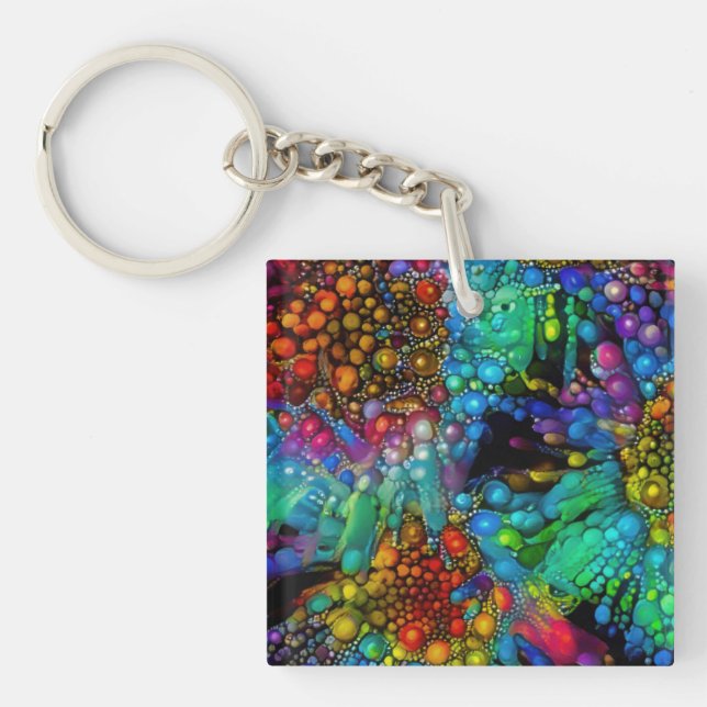 La bulle psychédélique éclate les marguerites Abst (Devant)