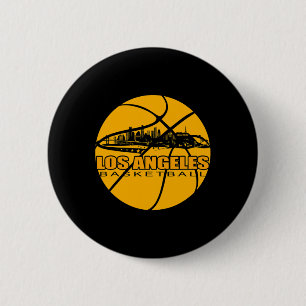 La Bysketbyll Lover Gift - Los Angeles Bysketbyll 2 Inch Round Button