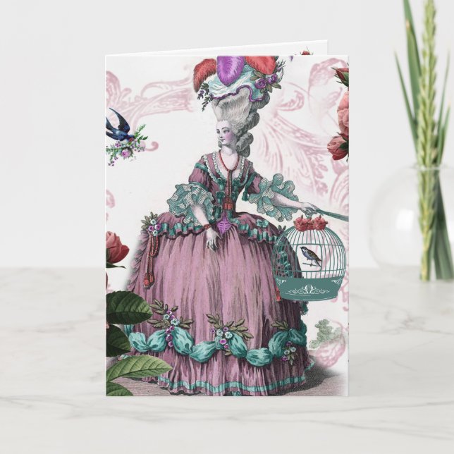 la cage aux oiseaux  (The Bird cage) Card (Front)