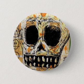 La Calavera 2 Inch Round Button