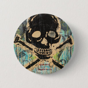 La Calavera 2 Inch Round Button