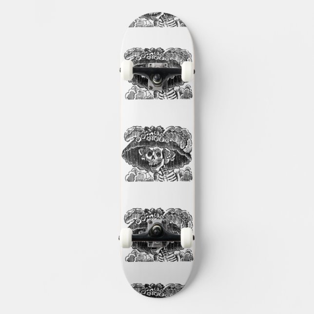 La Calavera Catrina Skateboard (Front)