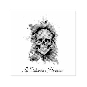 La Calavera Hermosa, custom Self-inking Stamp