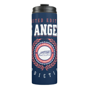 LA, California City Traveler Sports Style Thermal Tumbler
