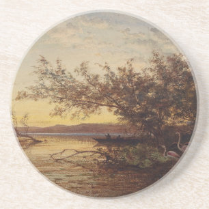 La Camargue, Coucher De Soleil – Félix Ziem Coaster